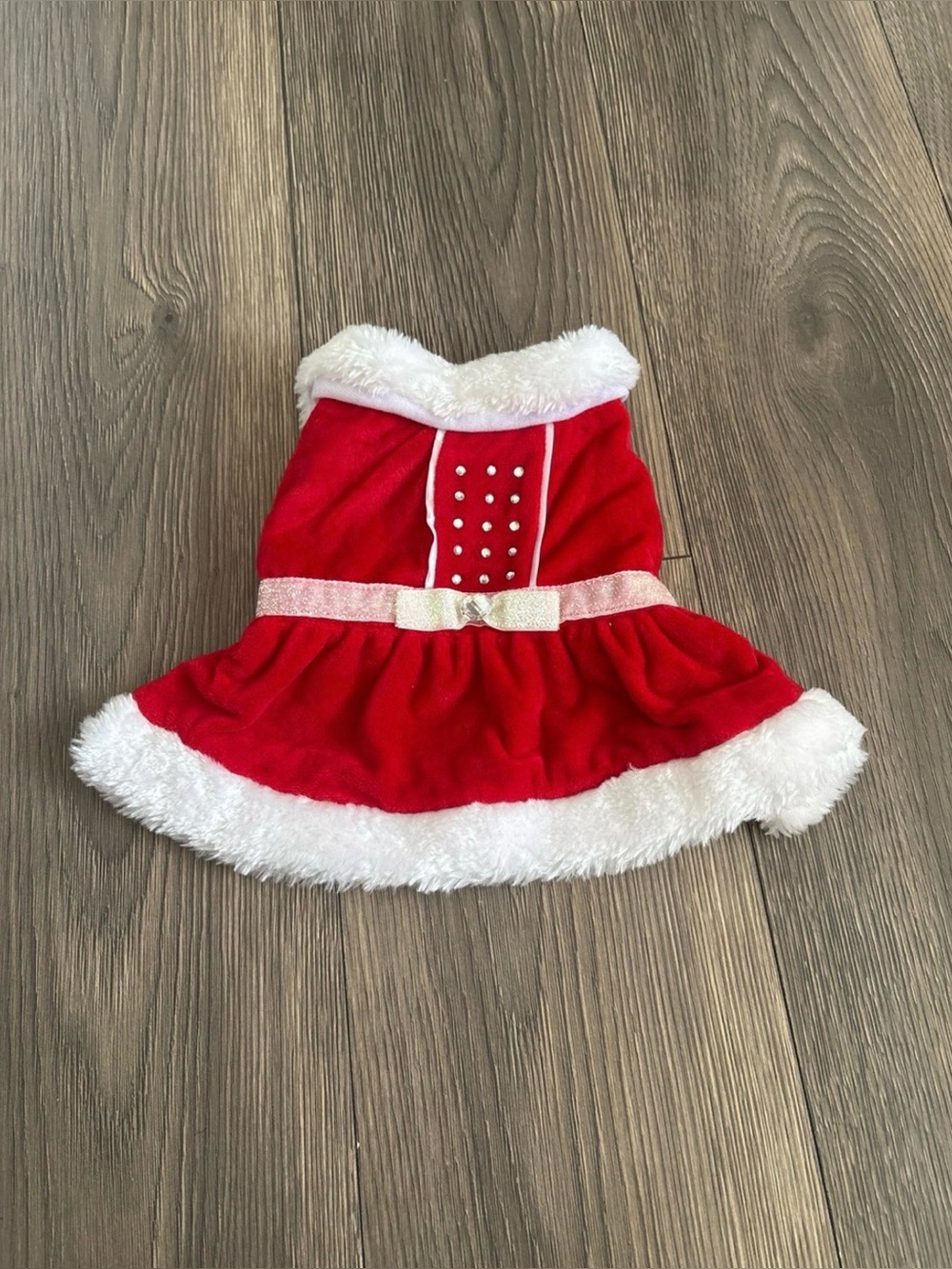 Dog Mrs Claus Costume Dress